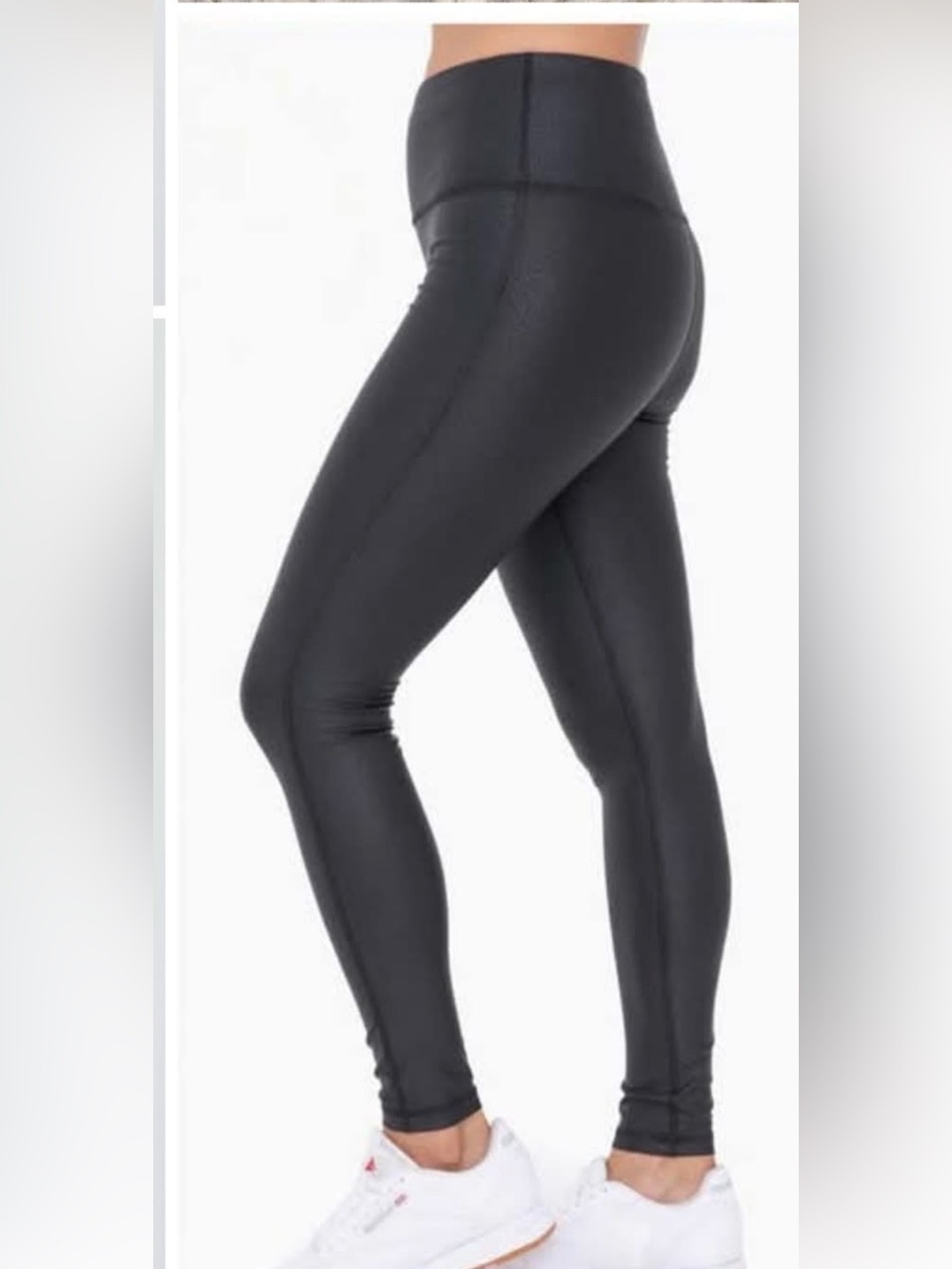 Mona B Black High-Waist Leggings